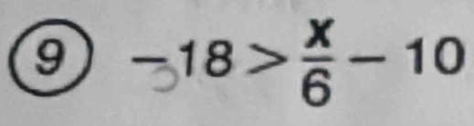 9 ¬18> ễ 10