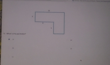 What is the permeter?
31
40
1
4