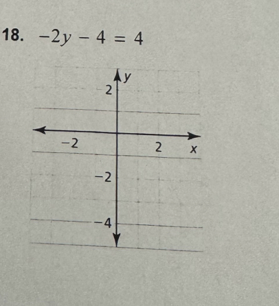 -2y-4=4