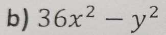 36x^2-y^2