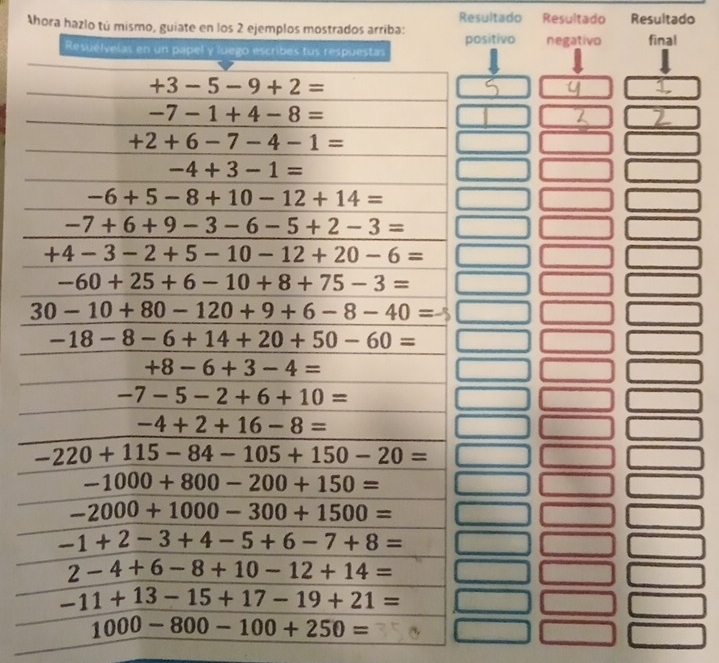 Ahora hazlo tú mismo, guiate en los 2 ejemplos mostrados arriba: Resultado Resultado Resultado