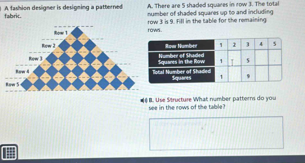 Solved: A fashion designer is designing a patterned A. There are 5 ...