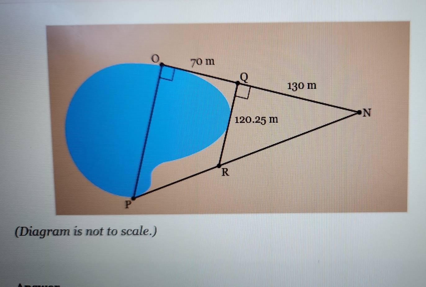 (Diagram is not to scale.)