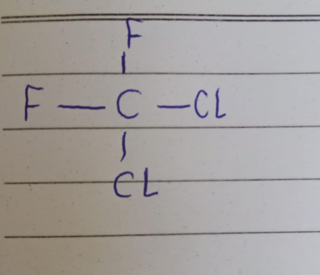 F
1
F-C-CL
1 
(1)