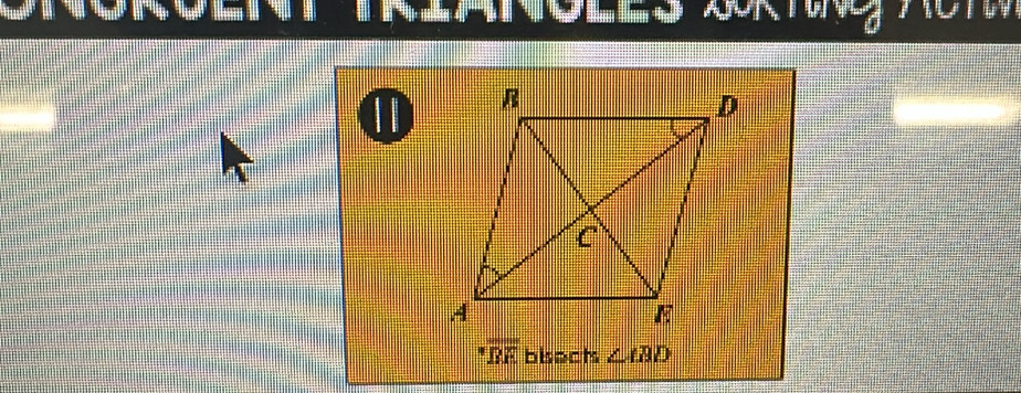 overline BE bisects ∠ ABD