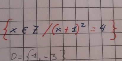  x∈ Z/(x+1)^2=4
D= 1,-3