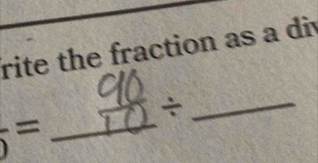 rite the fraction as a div 
_ frac = 
_