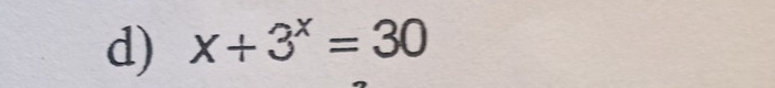 x+3^x=30