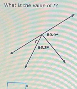 What is the value of f?
。