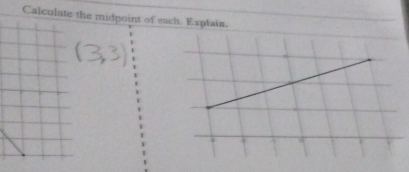 Calculate the midpoint of each. Explain.