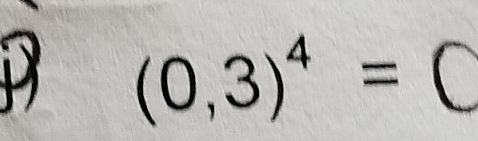 (0,3)^4=C