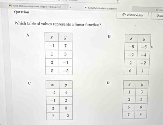 Solved: 11/26_Holiday Assignment (Happy Thanksgiving) × Delteteth ...