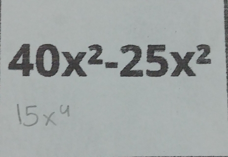 40x^2-25x^2