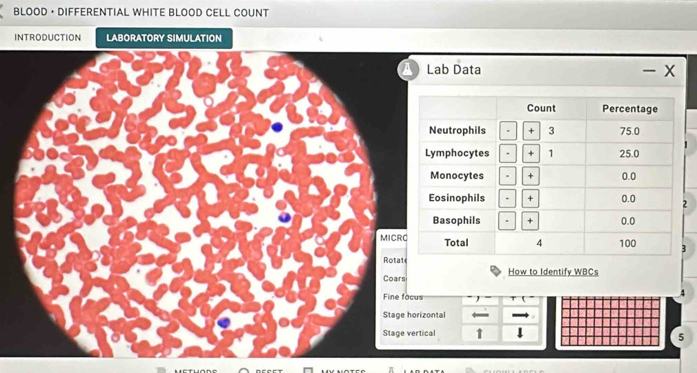 Solved: BLOOD · DIFFERENTIAL WHITE BLOOD CELL COUNT INTRODUCTION ...