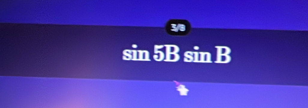 30
sin 5Bsin B