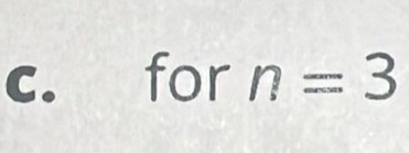 for n=3