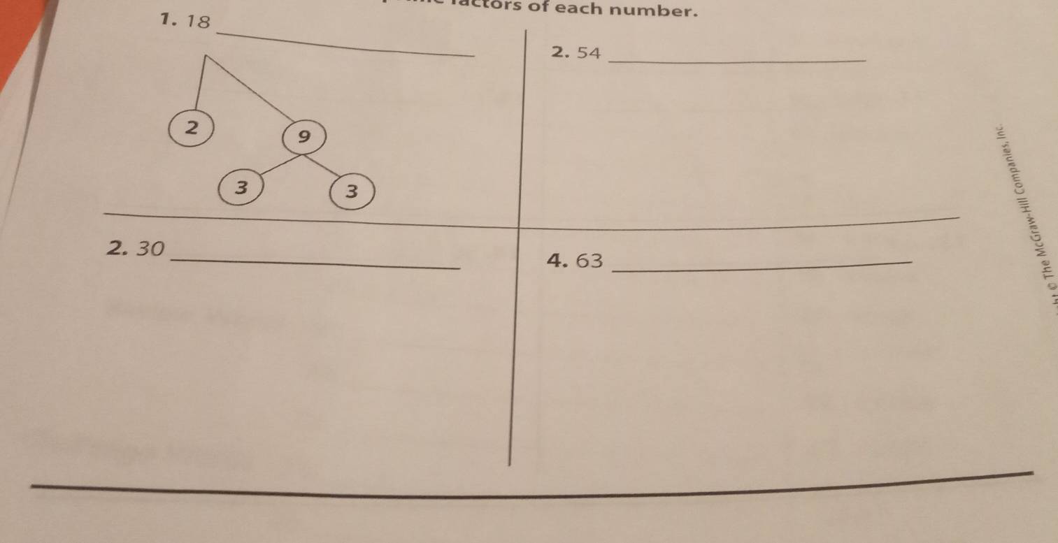 actors of each number. 
1. 18