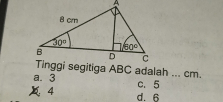 a. 3
c. 5
4
d. 6