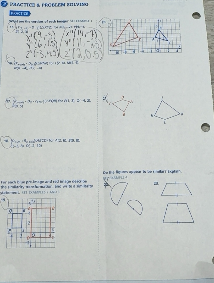Solved: PRACTICE & PROBLEM SOLVING PRACTICE What are the vertices of ...