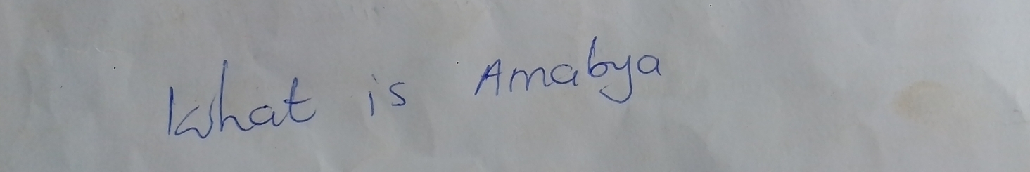 what is Amobya