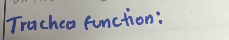 Truchco function: