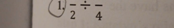 1, frac 2/ frac 4