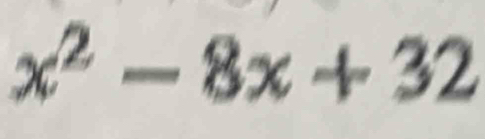 x^2-8x+32