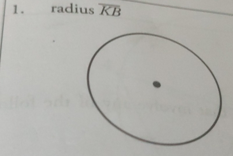 radius overline KB