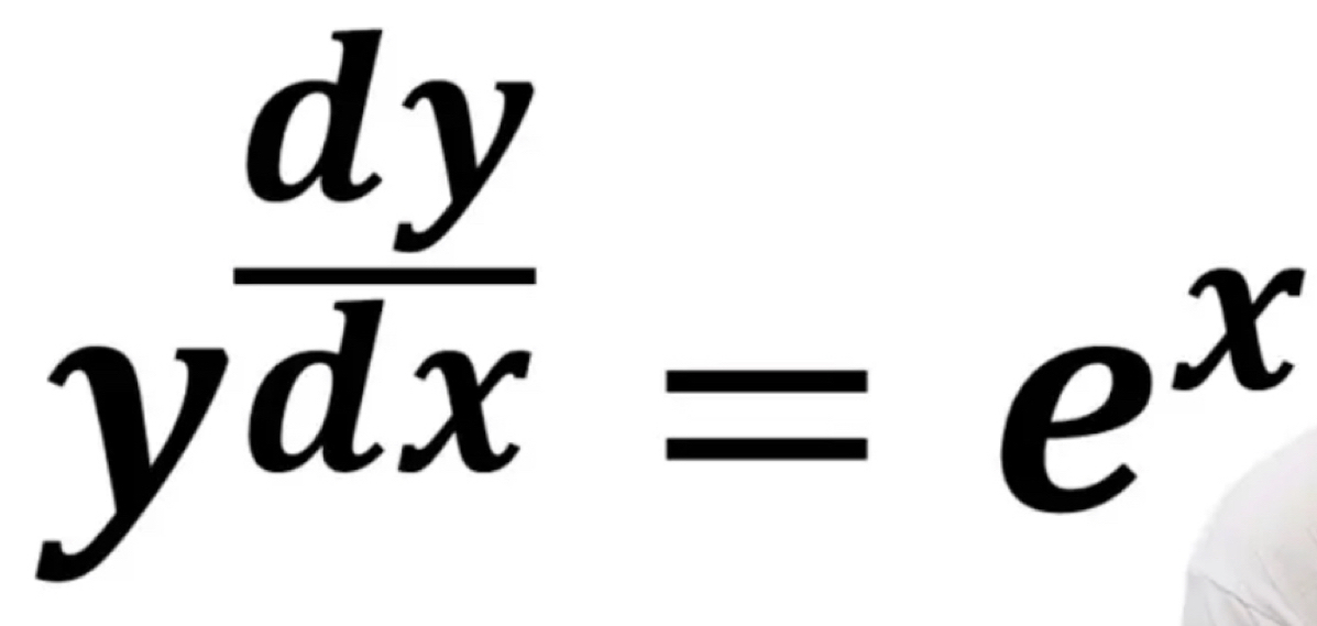 y^(frac dy)dx=e^x