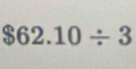 $62.10/ 3