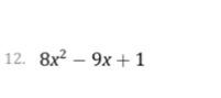 8x^2-9x+1