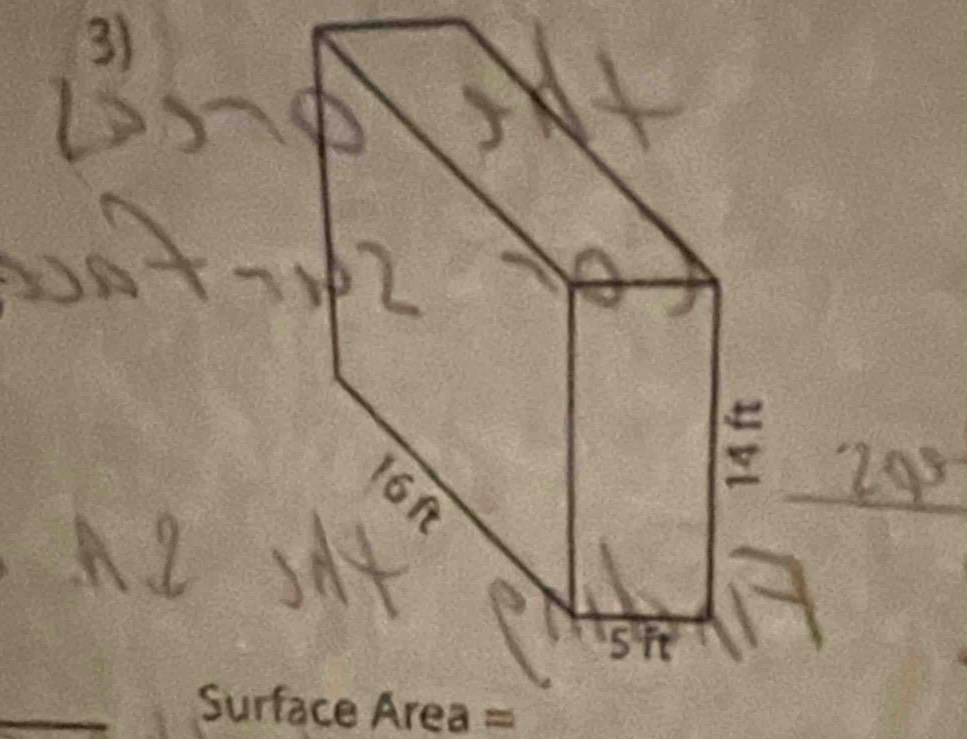 Surface Area =