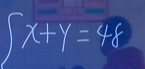 sumlimits x+y=48