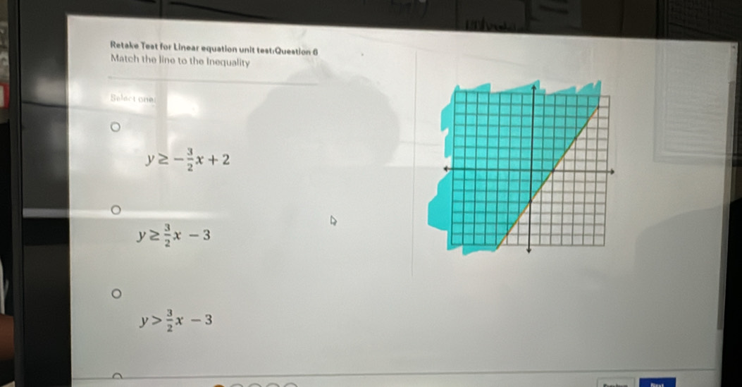 Solved: Retake Teat for Linear equation unit test:Question 6 Match the ...