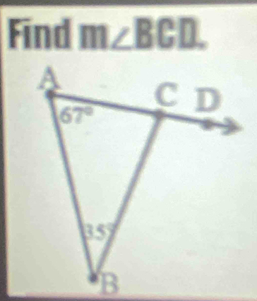 Find m∠ BCD.