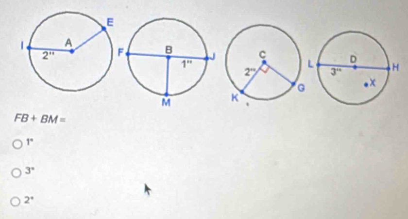 FB+BM=
1°
3°
2°