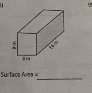 Surface Area =