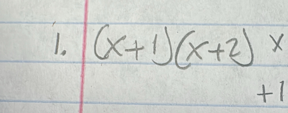 (x+1)(x+2)x
+1