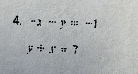 -x·s yx:z·s 1
y/ .y= 7