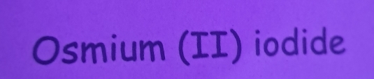 Osmium (II) iodide