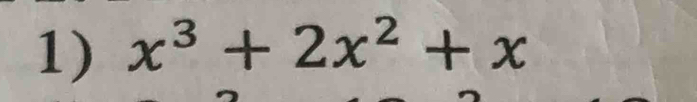 x^3+2x^2+x