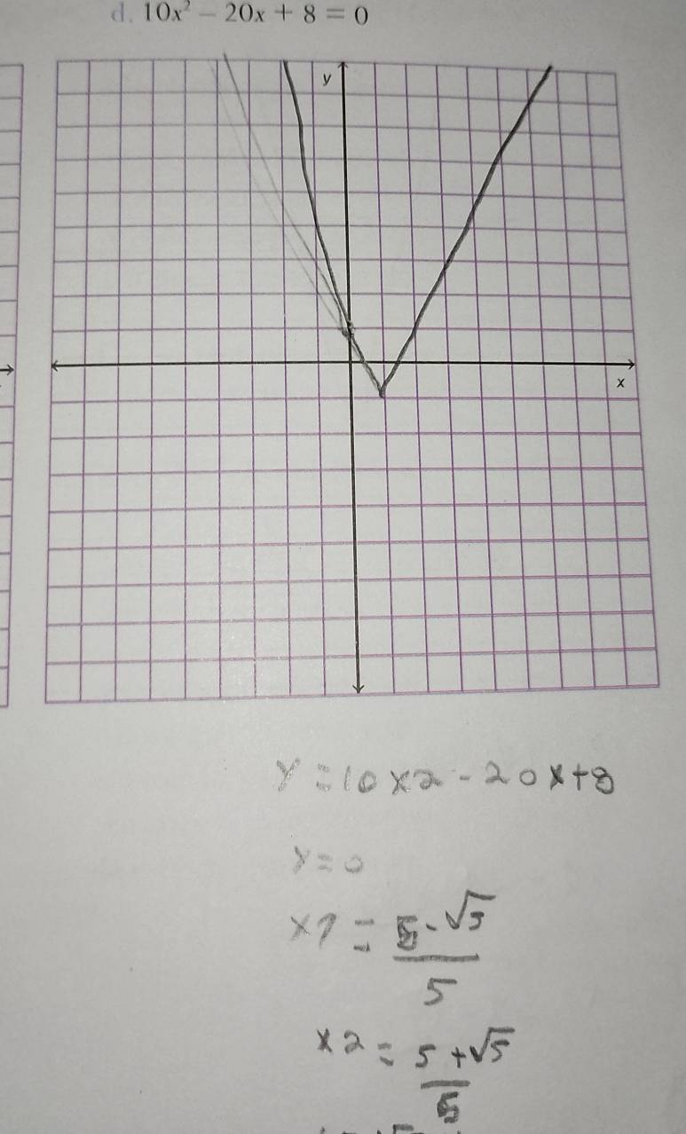 10x^2-20x+8=0