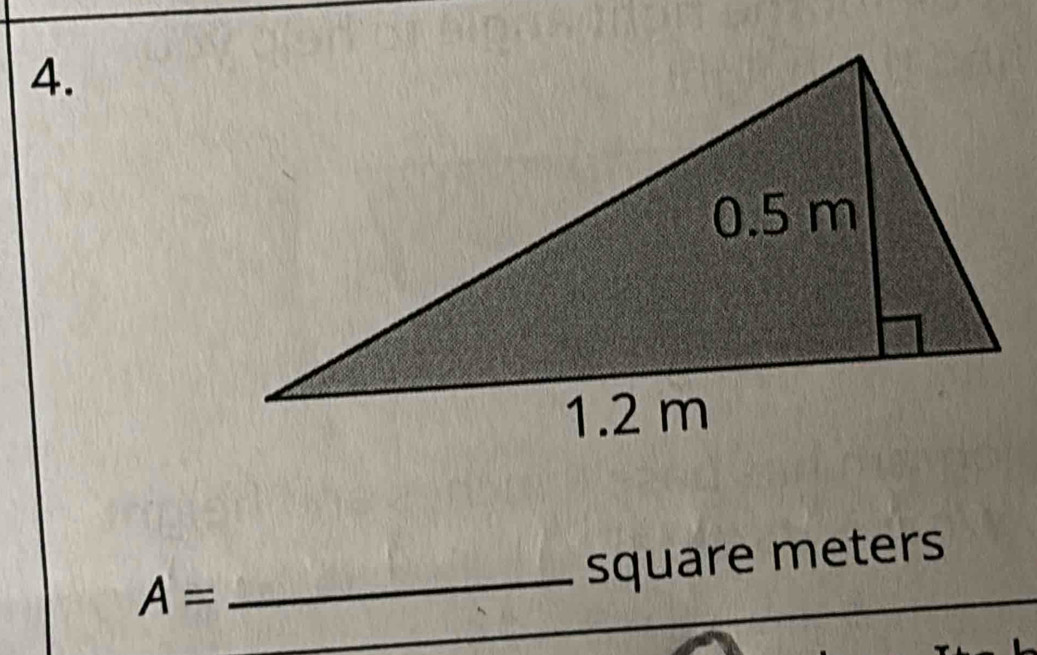 A=
_ square meters