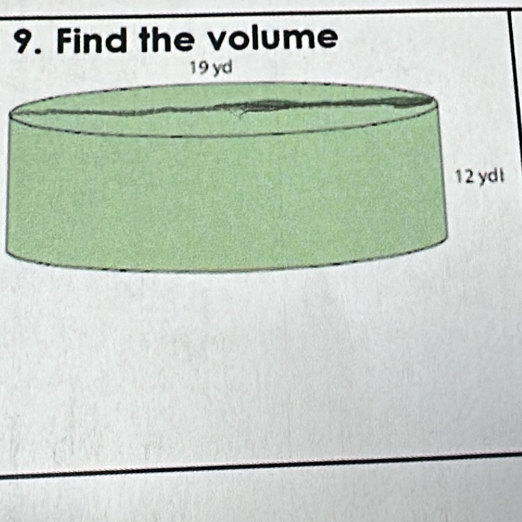 Find the volume