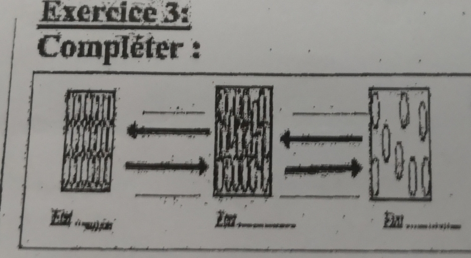 Compléter :