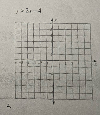 y>2x-4
x
4.