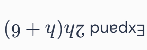 (9+4)uz pue dx=