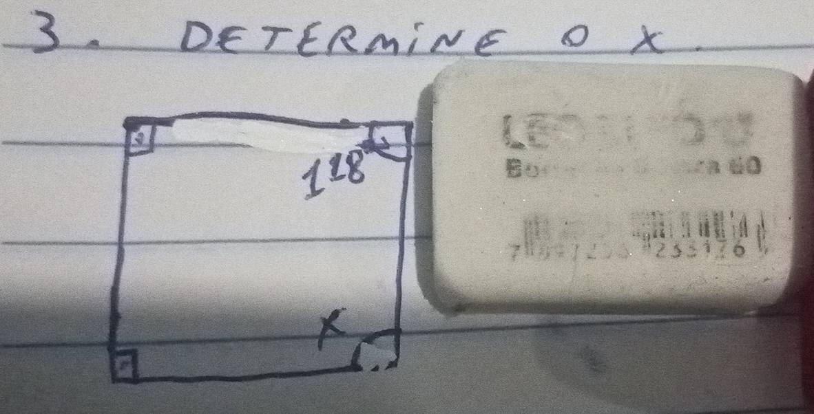 DETERMINE O X
128