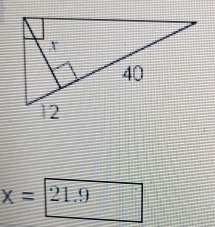 x=21.9