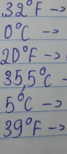 32°F
0°Cto
20°Fto
35,5°C-
5°Cto
39°Fto